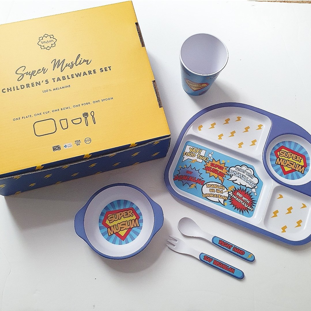 Super Muslim 5 Piece Tableware Set