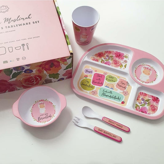 Super Muslimah 5 Piece Tableware Set