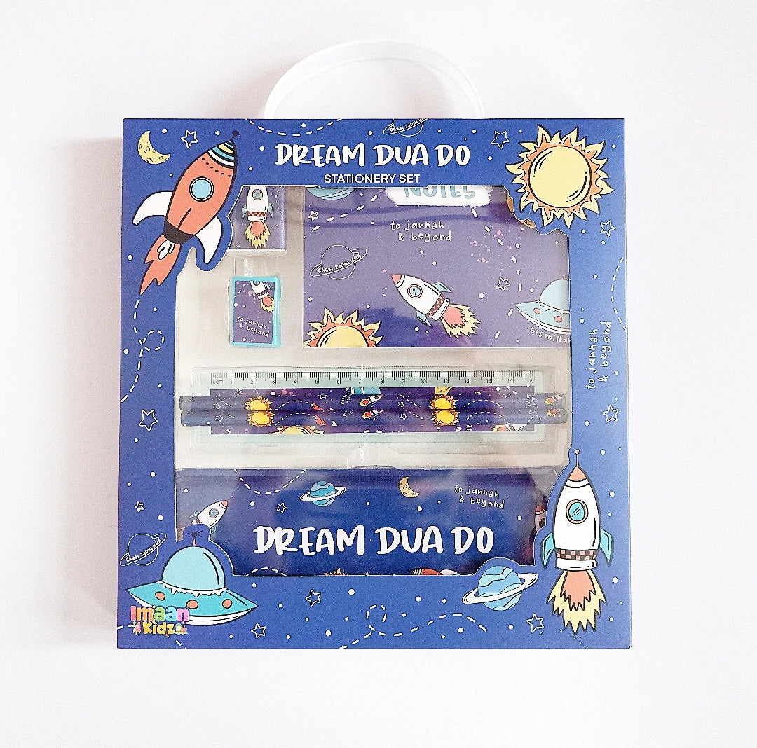 Dream Dua Do Stationery Set - Rocket Theme