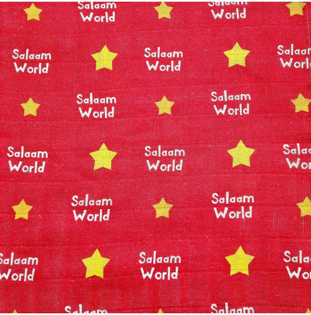 Arabic Alphabet Muslin Cloths - 3 Pack