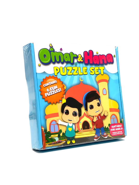 Omar & Hana - Learn & Play Islamic 6pc Puzzles