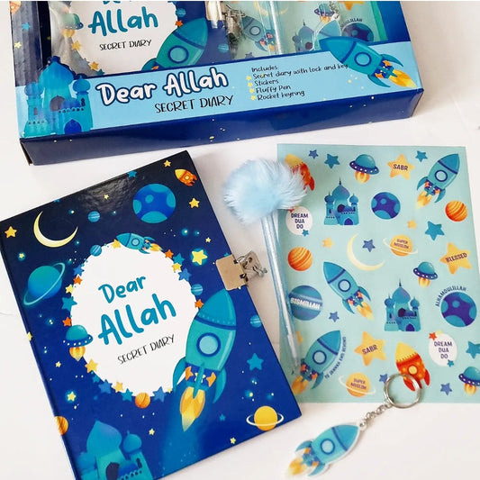 Dear Allah Secret Diary - Blue