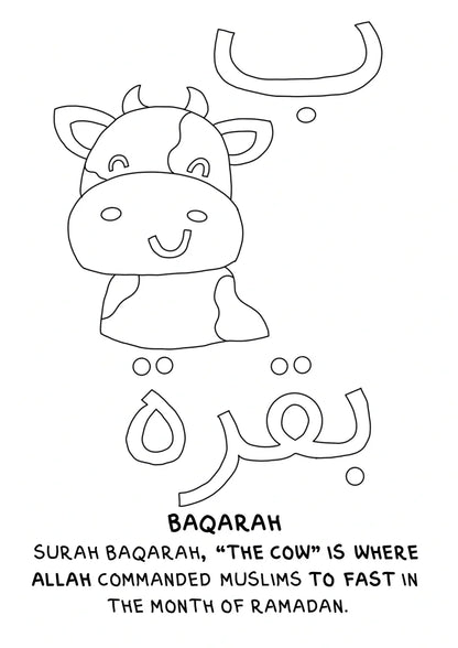 Alif to Yaa of Ramadan: A Coloring Book