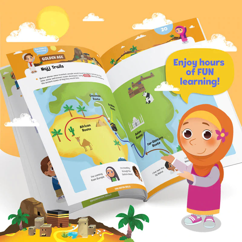 Hajj & Umrah Activity Book (Big Kids)