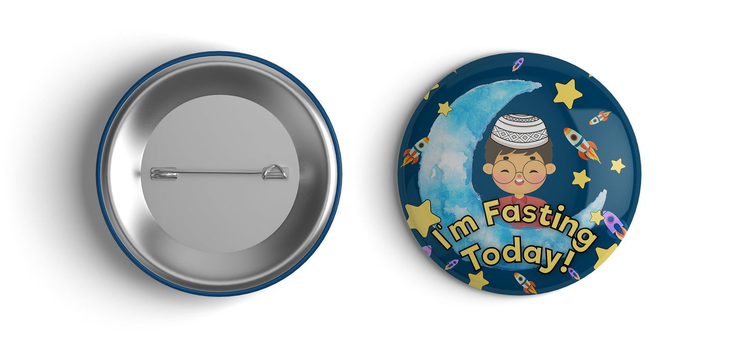 I'm Fasting Today Badge - Boy