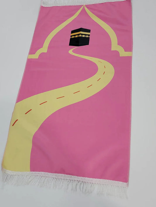 Path to Ka’aabah Prayer Mat - Pink