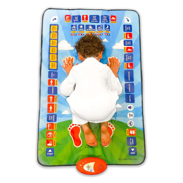 My Salah Mat - Interactive Educational Prayer Mat - Omar & Hana Edition