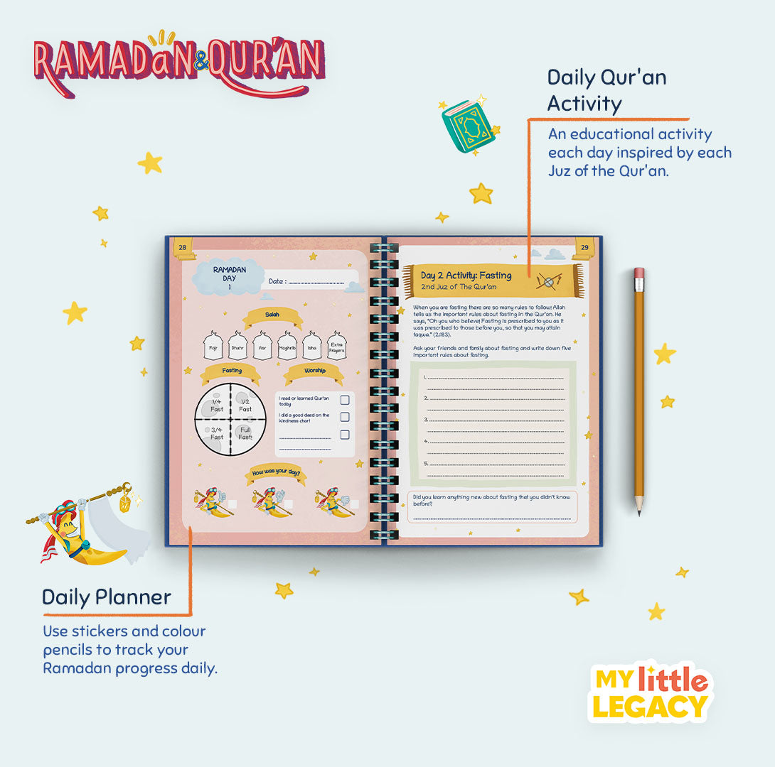 My Little Legacy: Ramadan & Quran Kids Journal & Activity Book (by Towards Faith)