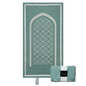 BAHĀ Portable Prayer Mat | Classic - Moss Green