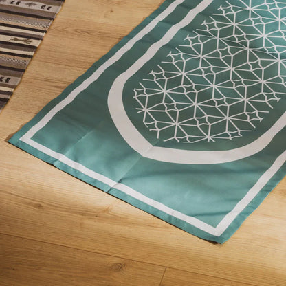 BAHĀ Portable Prayer Mat | Classic - Moss Green