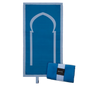 BAHĀ Portable Prayer Mat | Mihrab - Navy Blue