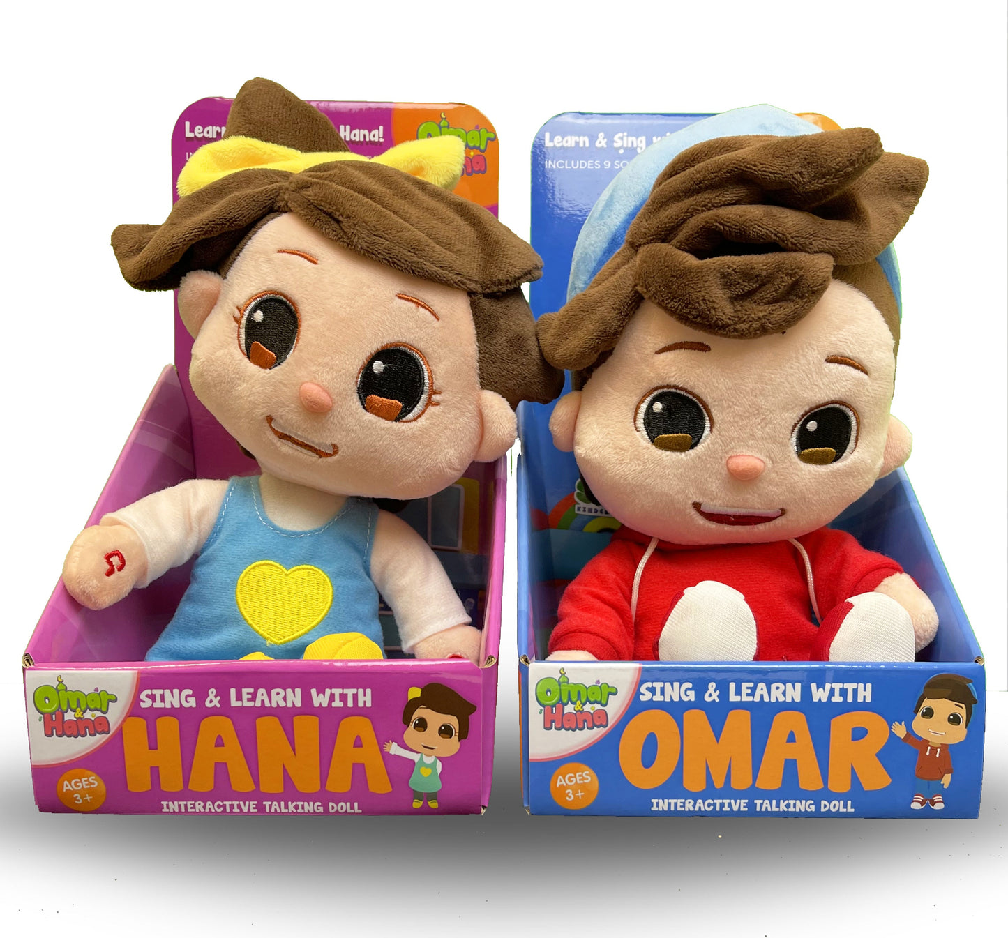 Omar Talking & Singing Interactive Doll - by Omar and Hana