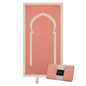 BAHĀ Portable Prayer Mat | Mihrab - Terracotta