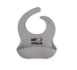 Yum Bismillah Silicone Baby Bib - Cool Grey