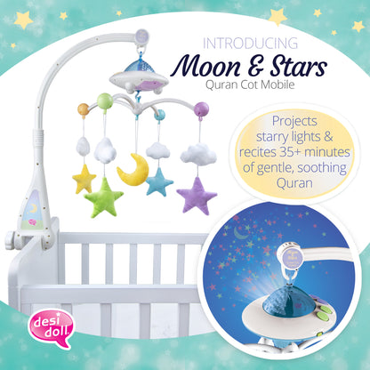 Moon and Star Quran Cot Mobile