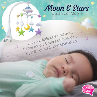 Moon and Star Quran Cot Mobile