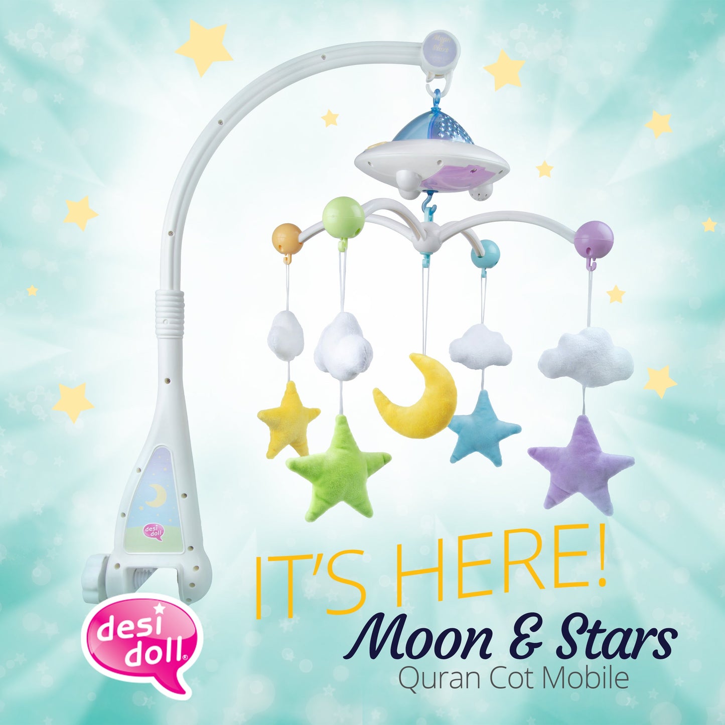 Moon and Star Quran Cot Mobile