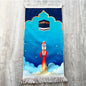 'Lift off to Makkah' Children's Prayer Mat